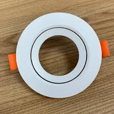 BASE DE DICROICA REDONDA BASCULANTE PLANA BLANCA LIGHTNEST 84X27MM 75MM
