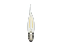 BOMBILLO LED VELA FILAMENTO CLEAR 6W 2800K E27 360LM AC110-130V ELITE